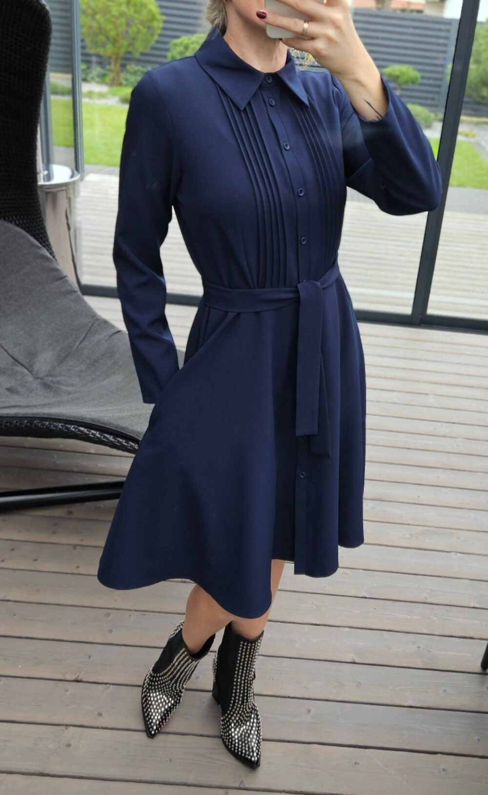 Suknelė "Simfonija" t.mėlyna