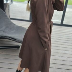 Suknelė "Simfonija" kakavinė