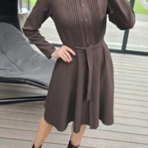 Suknelė "Simfonija" kakavinė